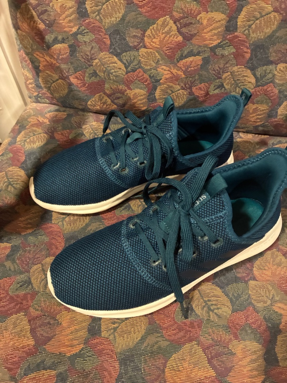 Women's adidas Teal Knit Casual Sneakers